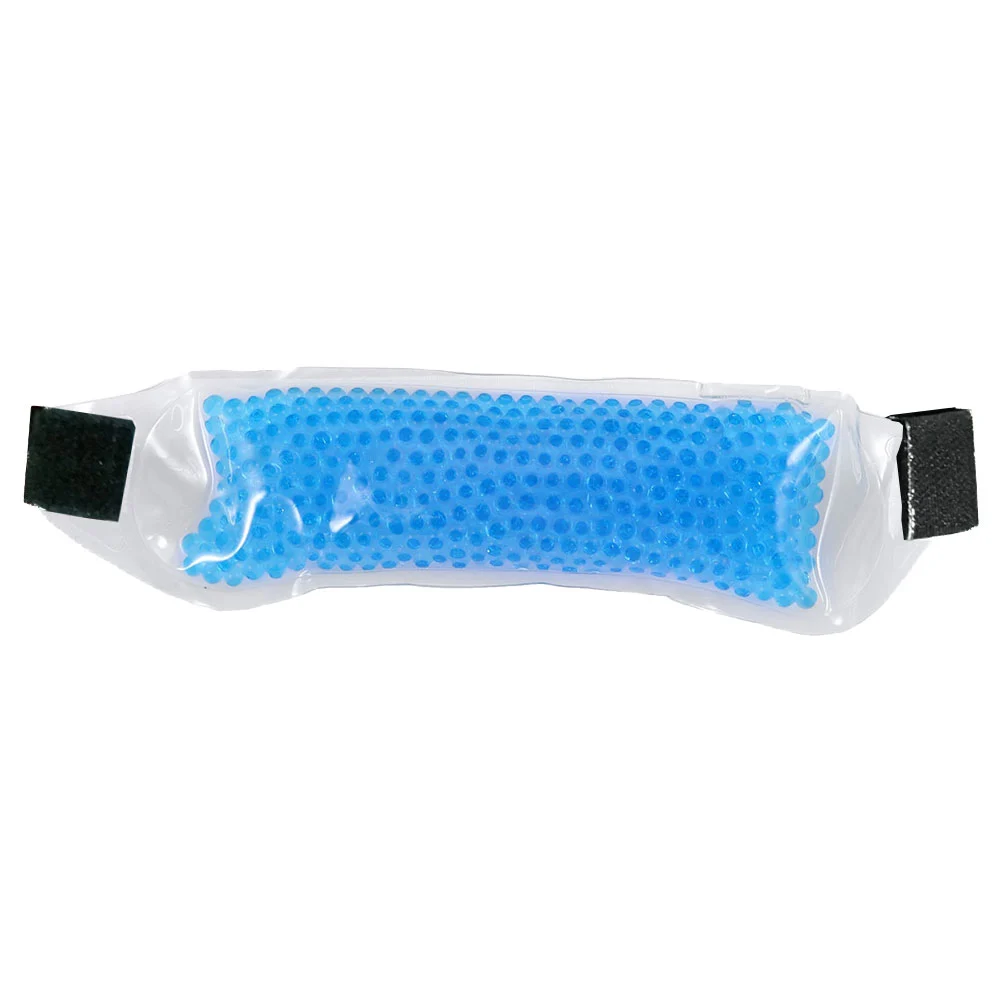 Cooling Gel Forehead Strips Fever Cooling Headband Hot Cold Ice Pack For Kids And Adults (Blue)