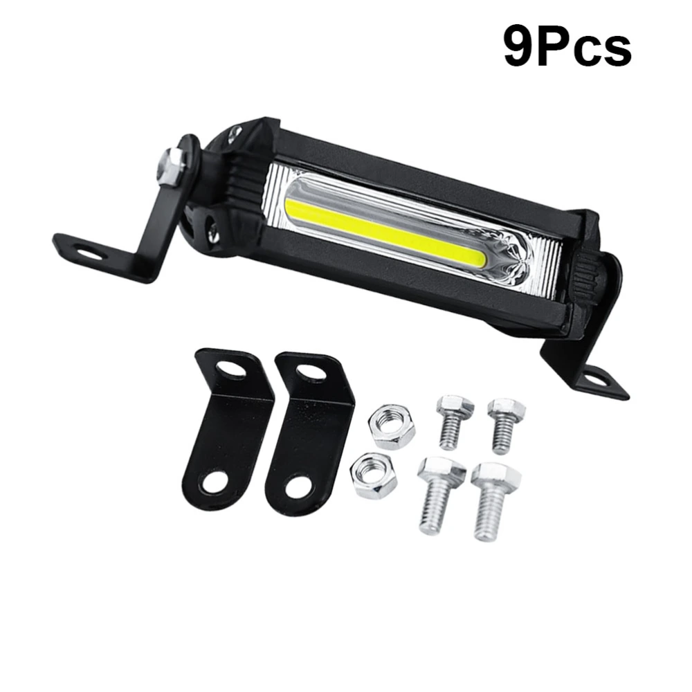 1 Set of 9PCS Car LED Working Light Practical Car Maintenance Light Wear-resistant Car Shoot Light Heat-resistance Car LED Working Lamp