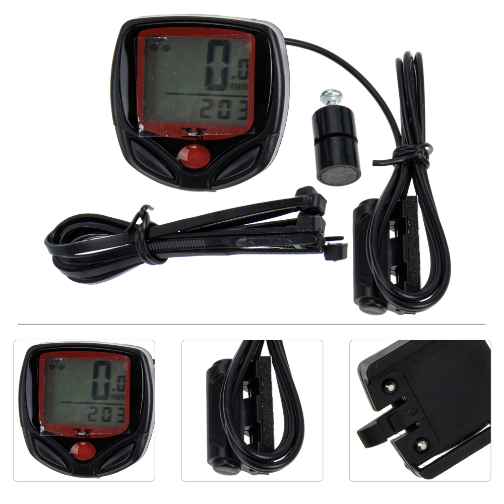 1 Set of Bike Speedometer Portable Cycling Speedometer Waterproof Mountain Bike Supplies