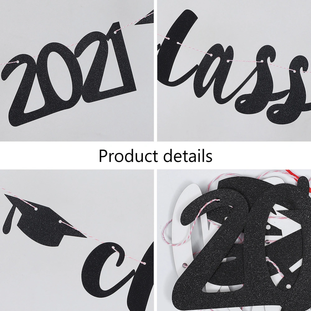 1 Set Class of 2021 Graduation Party Banner Cake Pick Party Scenes Ornaments