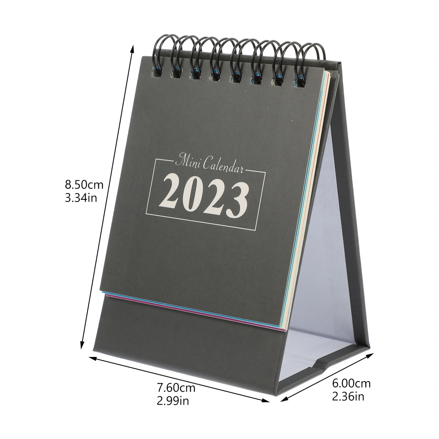 Small Desk Calendar English Printing Table Calendar 2023 Desk Calendar Decorative Mini Calendar
