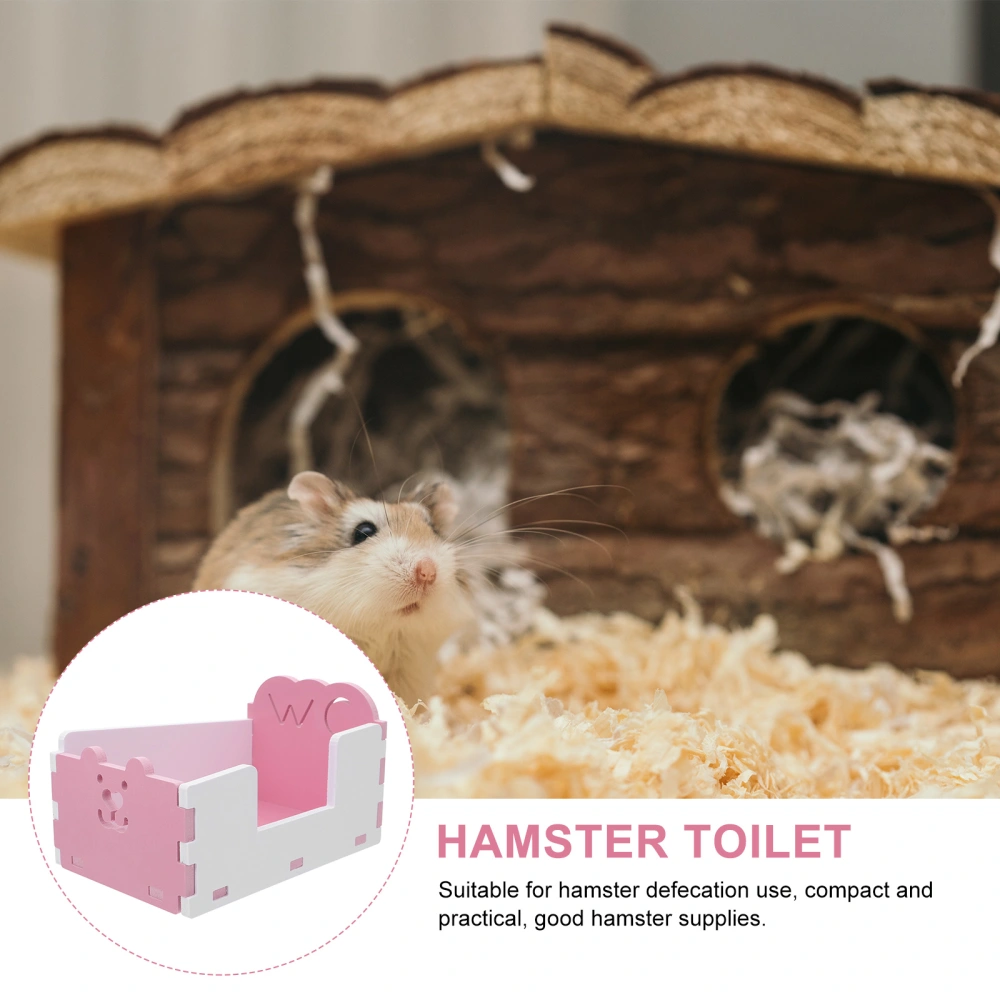 1pc Hamster Toilet Small Pet Toilet Detachable Hamster Toilet Small Pet Supply