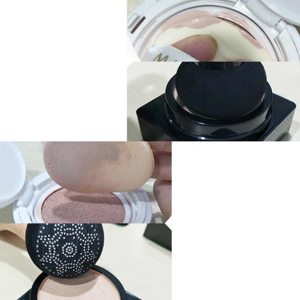 20G Brighten Face Mushroom Air Cushion BB Cream Natural Cover Concealer Facial Makeup Moisture Foundation Powder (Natural Color)