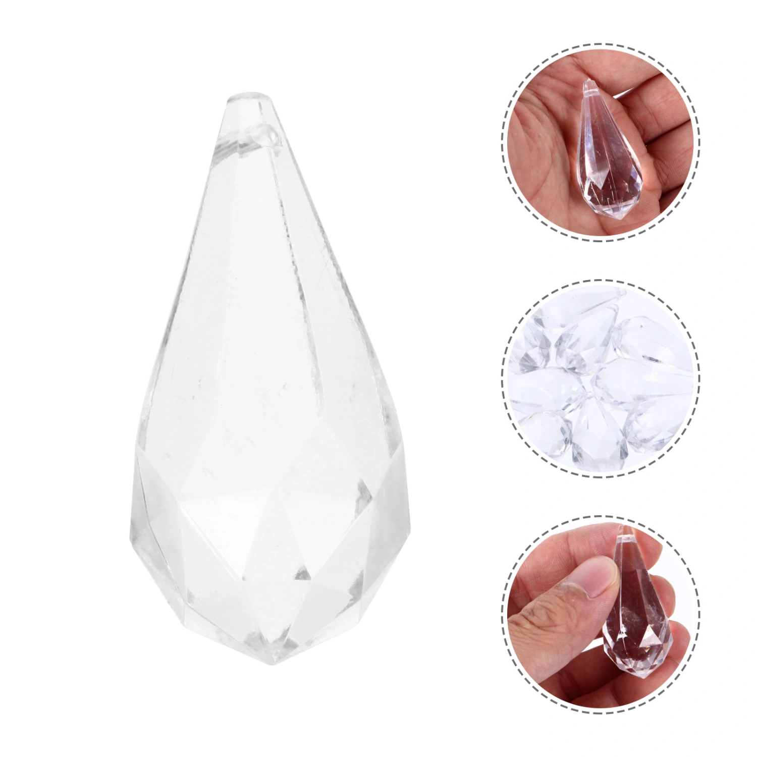 71pcs Wedding Decoration Crystals Acrylic Prisms Chandelier Hanging Pendant