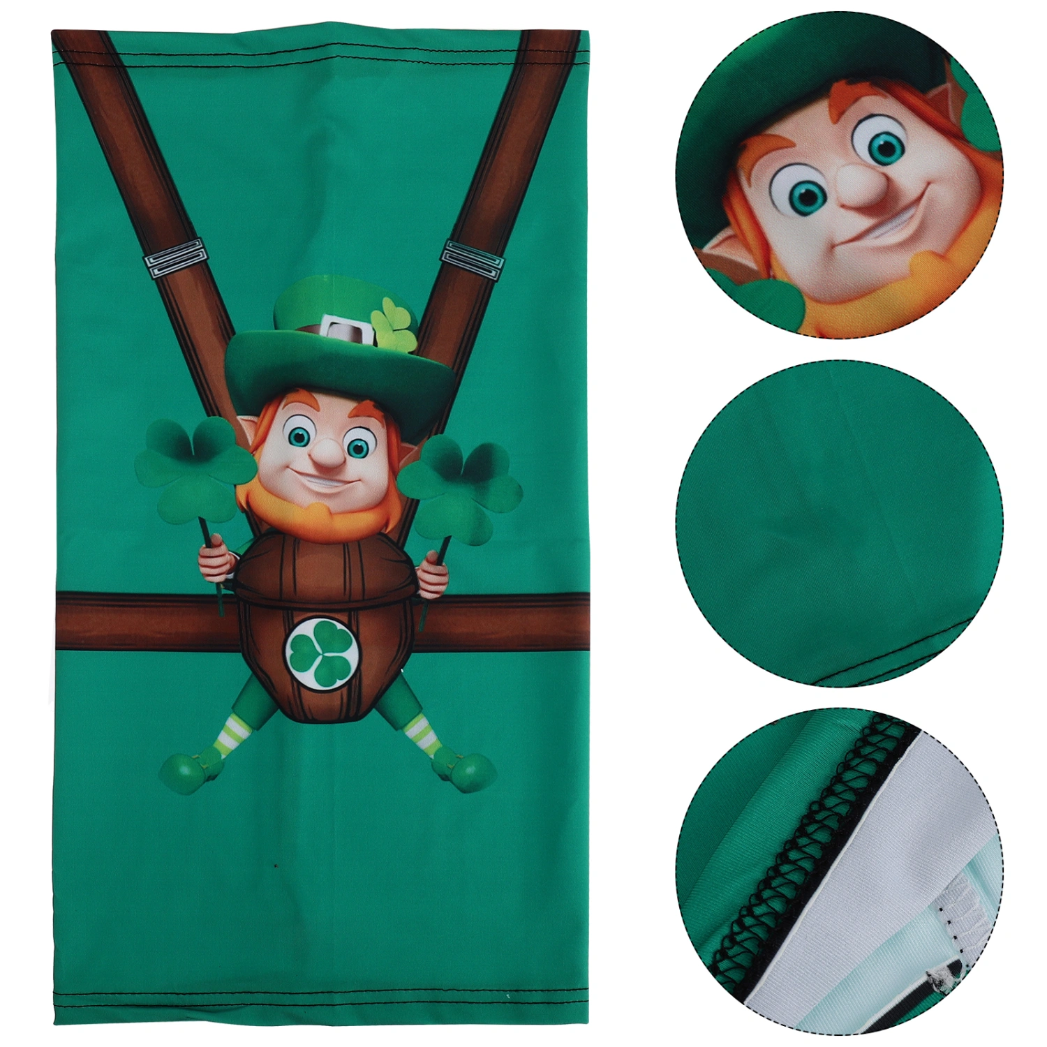 1pc Saint Patrick's Day Themed Outdoor Cycling Sunscreen Ice Silk Mask