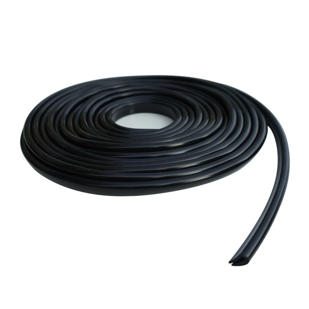 10m Car Auto Door Guards Anti-shock Scratch Resistant Sealing Strips (Black)