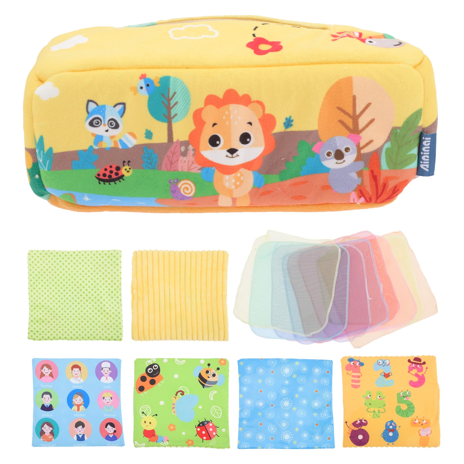 1 Set Baby Tissue Box Toy Sensory Toy for Toddler Infants Newborns and Kids