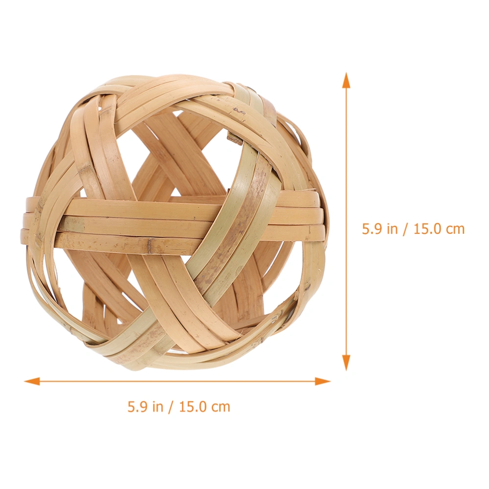 Creative Hand Woven Ball Decorative Ball Natural Woven Ball Toy for Children