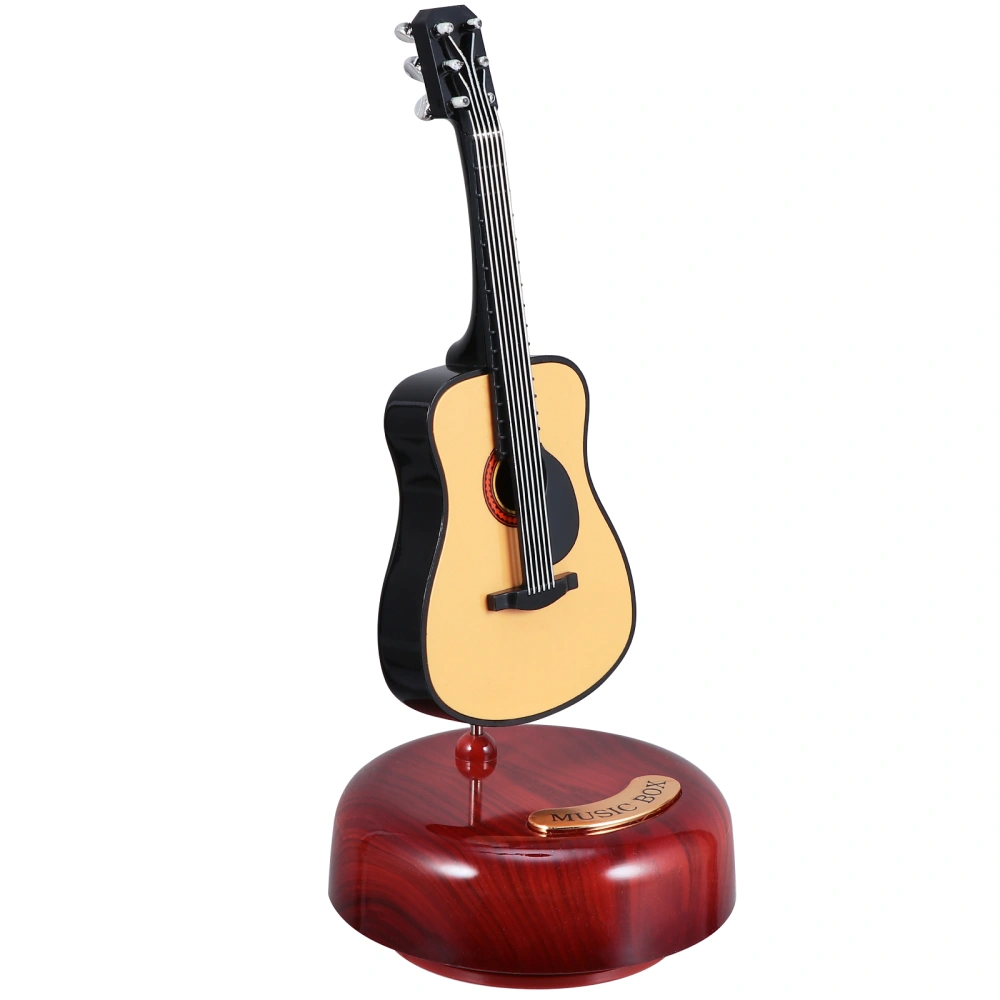 Guitar Music Box Household Kids Room Bedroom Decoration Adornment Music Box