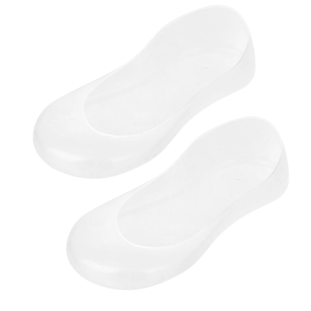 Pair of Full Length Silicone Gel Moisturizing Socks Foot Care Protector (White)