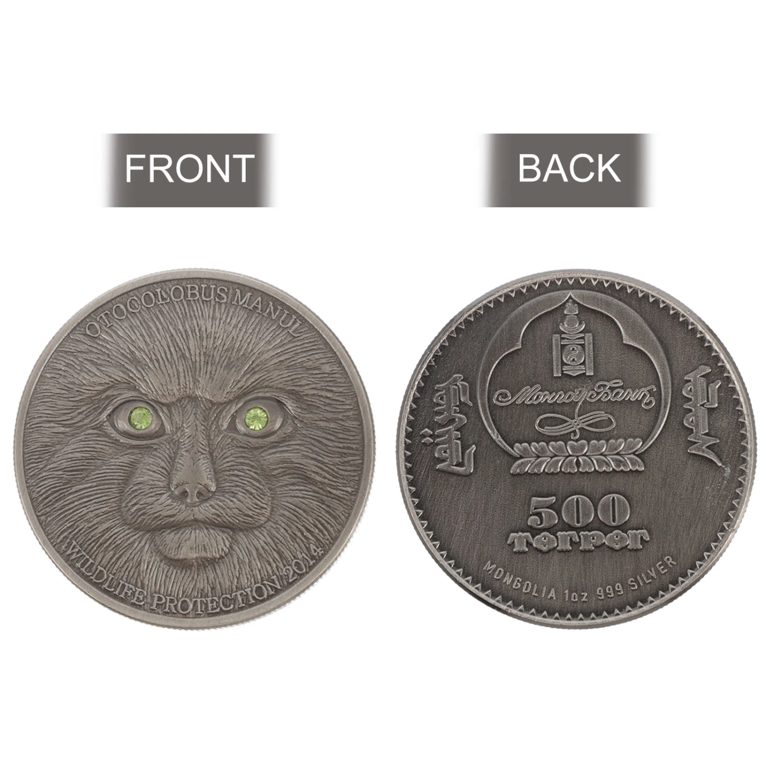 Iron Commemorative Coin Collection Animal Pattern Souvenir Home Decoration