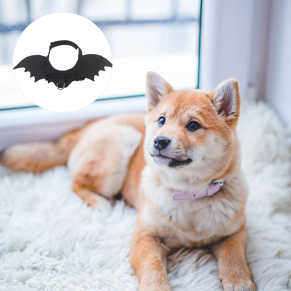 1PC Halloween Pet Clothing Bat Wings Shaped Costumes Decors for Cat Dog