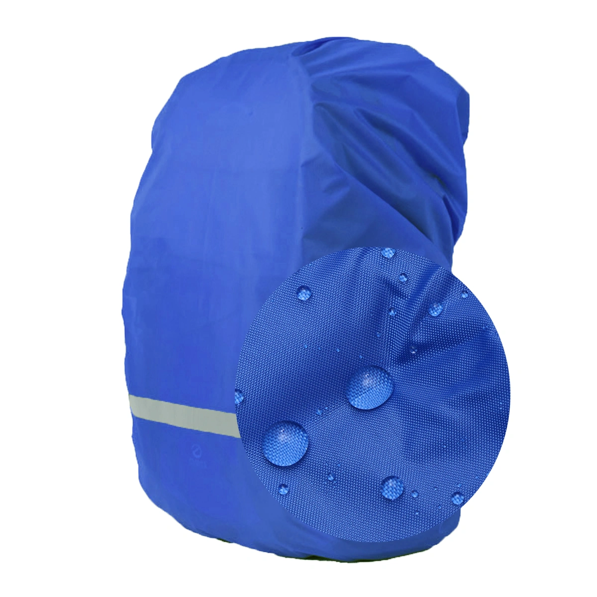 Waterproof Dustproof Backpack Rain Cover Portable Ultralight Outdoor Hiking Climbing Bag Rain Cover Size L (Blue)