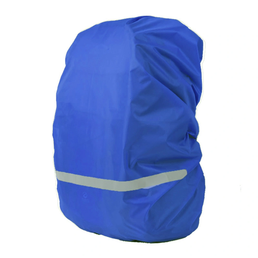 Waterproof Dustproof Backpack Rain Cover Portable Ultralight Outdoor Hiking Climbing Bag Rain Cover Size L (Blue)