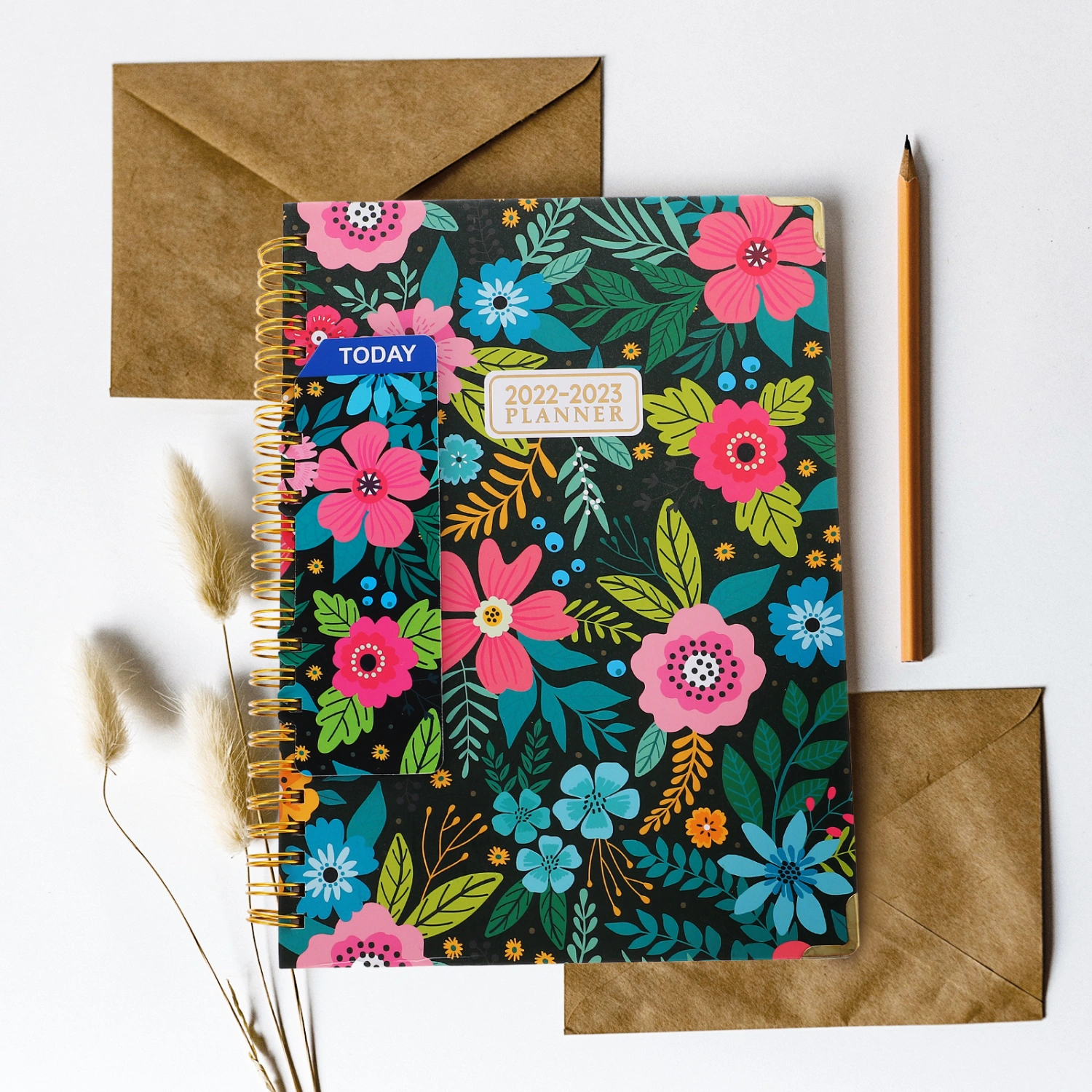 Planner Book Fashion Academic Planner Coil Design English Planner Management Planner