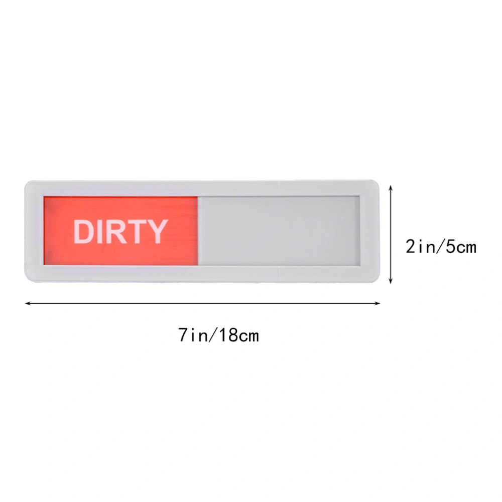 3pcs Clean Dirty Magnet Clean Dirty Sign Sliding Indicator for Dishwasher