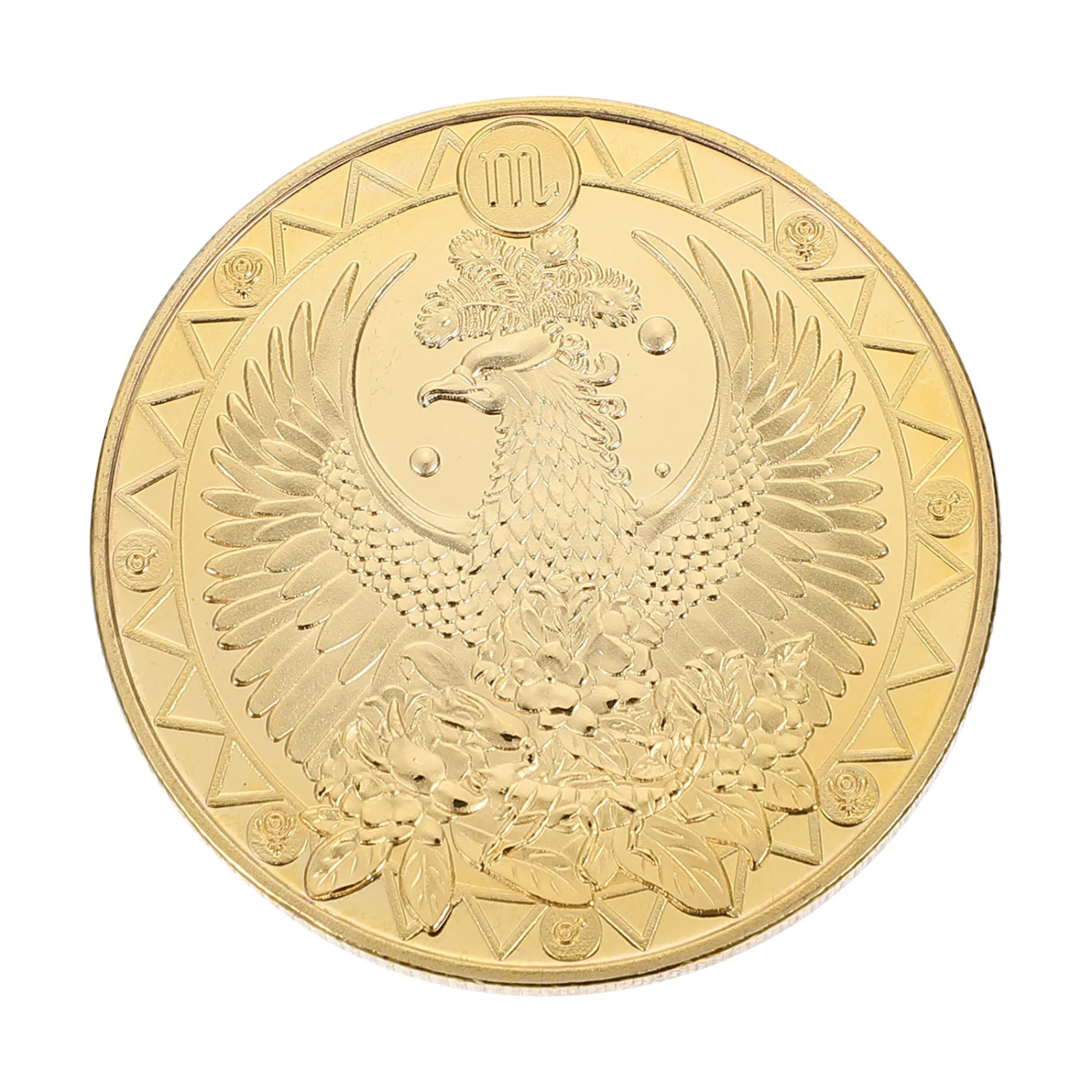 1Pc Constellation Commemorative Coin Scorpio Collection Coin Collective Coin
