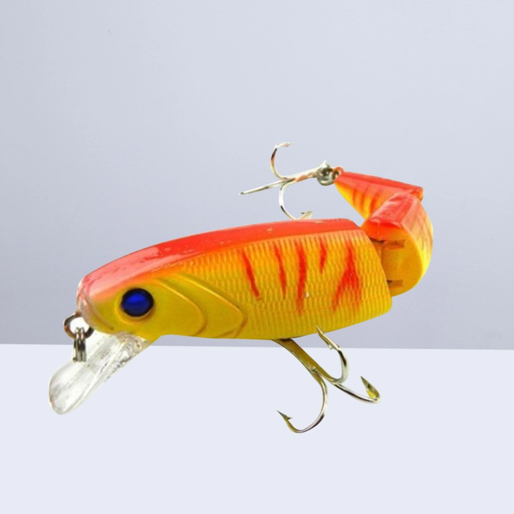 Swimbait Fishing Lures Multi Jointed Artificial Crankbait Fishing Tackle Tool (7#)