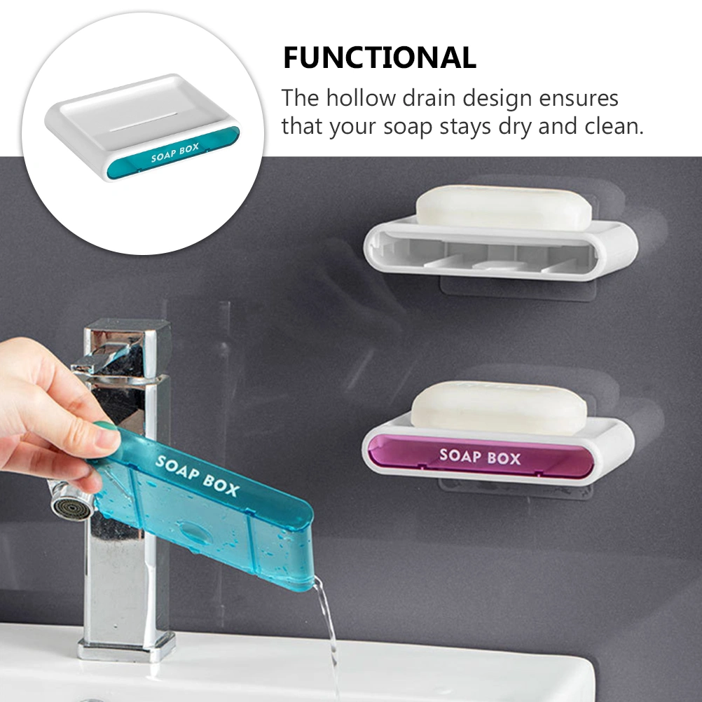 Soap Box Double Layer Soap Dish Bathroom Soap Holder Household Soap Case