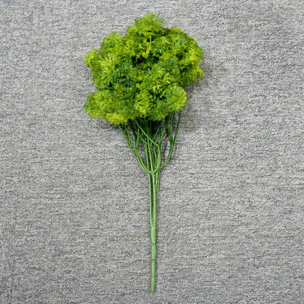 Artificial Moss Simulation Fake Green Plants Plastic Flower for Home Garden Patio Decoration Random Color