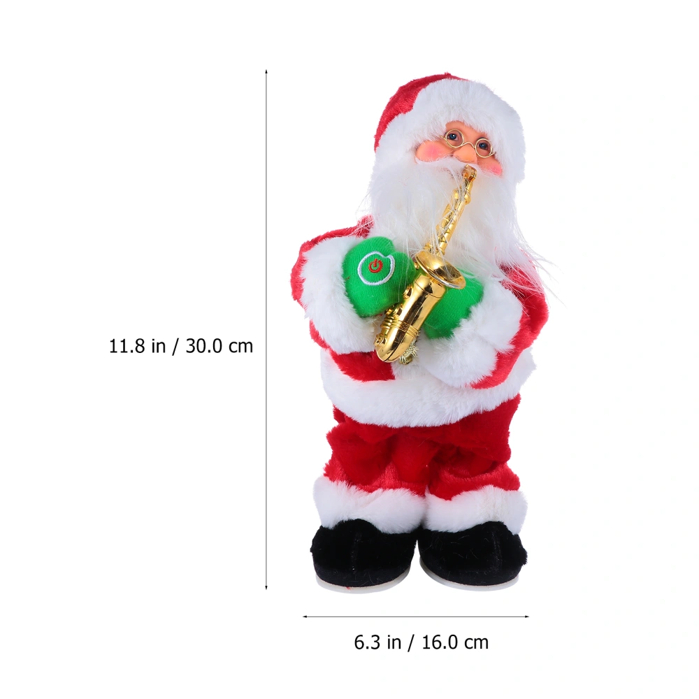 1Pc Electric Santa Clause Doll Kids Toy Party Ornament (Without Battery)