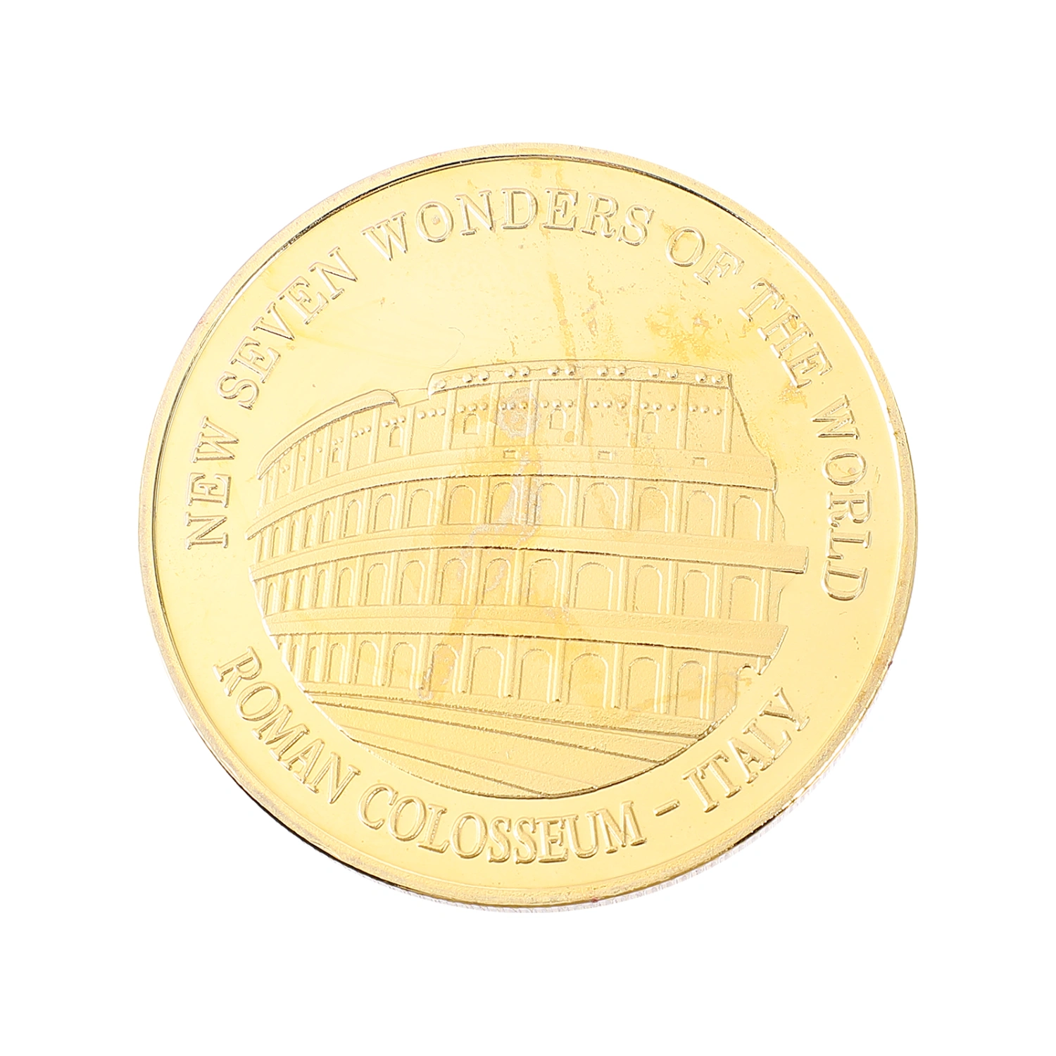 1pc Commemorative Coin The Roman Colosseum Coin Wonders of The World Coin