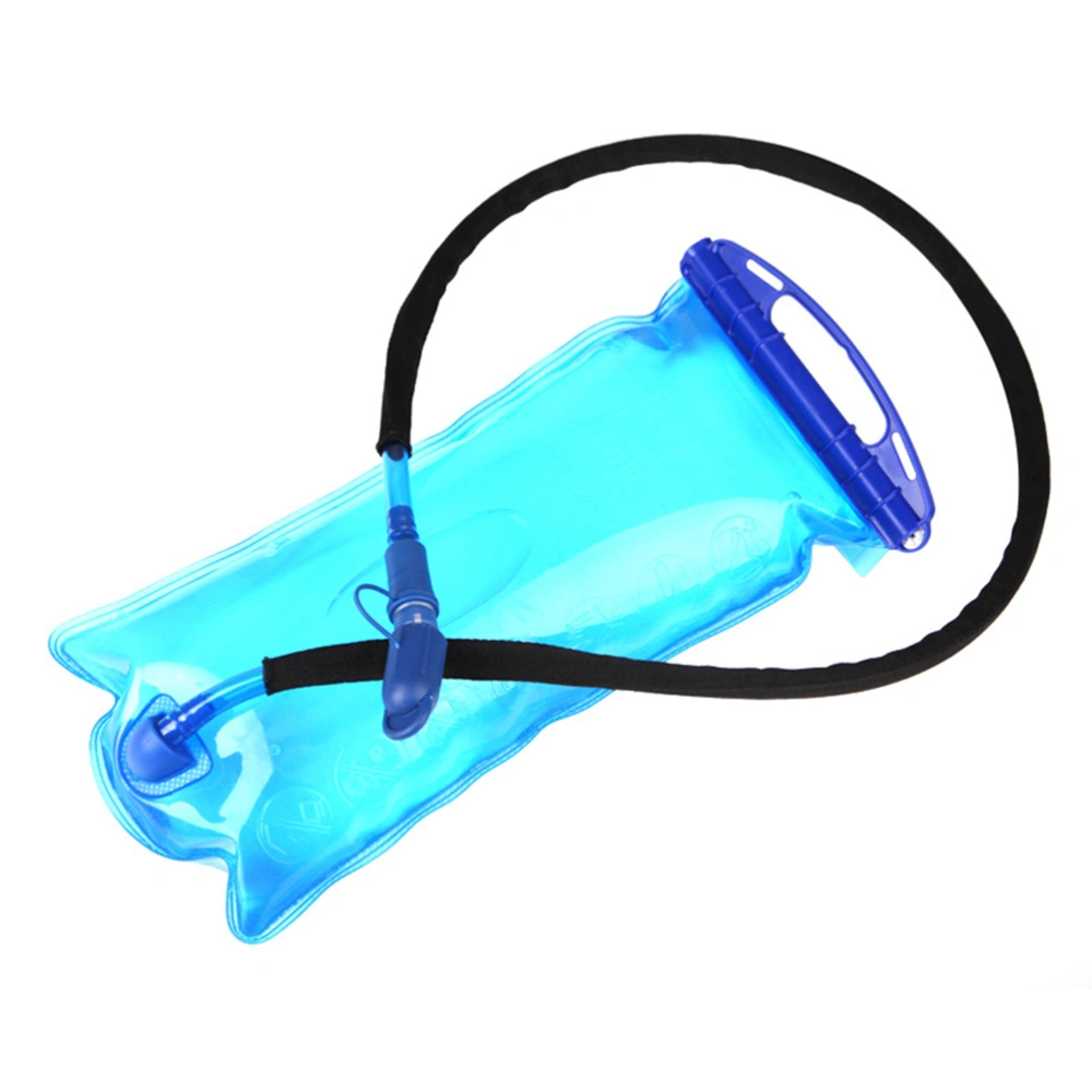 2L Hydration Bladder Water Reservoir BPA Free Water Bag Backpack Storage for Camping Hiking Running Riding (Blue)