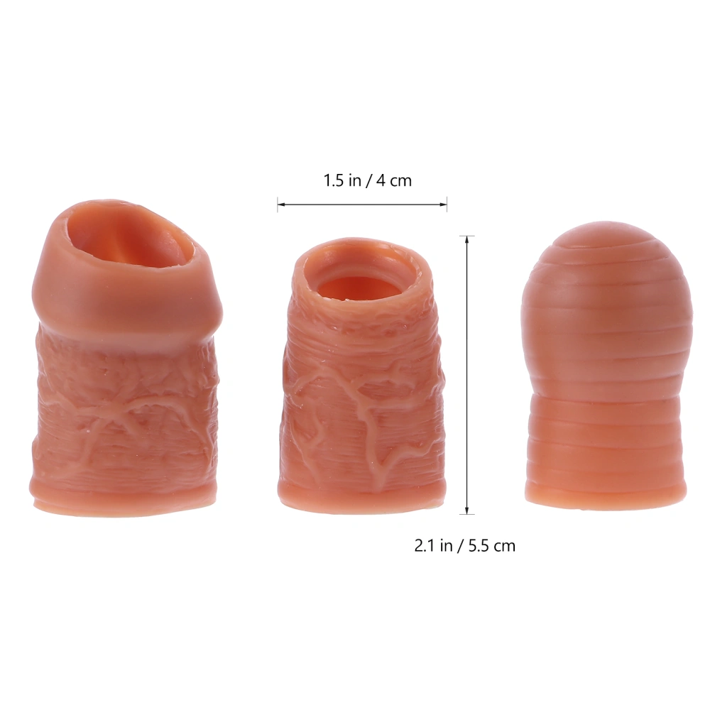 3Pcs Prepuce Foreskin Corrector Male Penis Ring Silicone Massage Ring Sex Toys