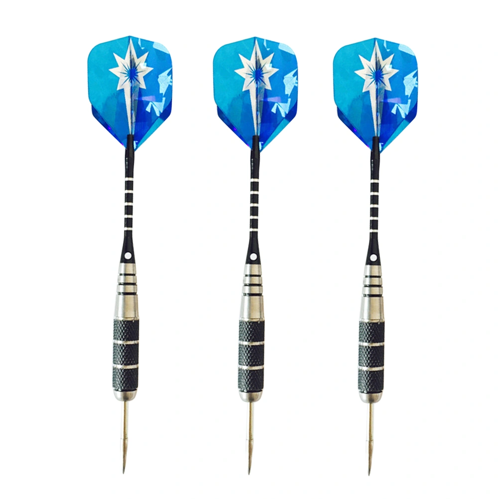3PCS 22g Aluminum Rod Darts Pin-Type Darts Portable Needle Tipped Darts Flights Darts for Sports Events