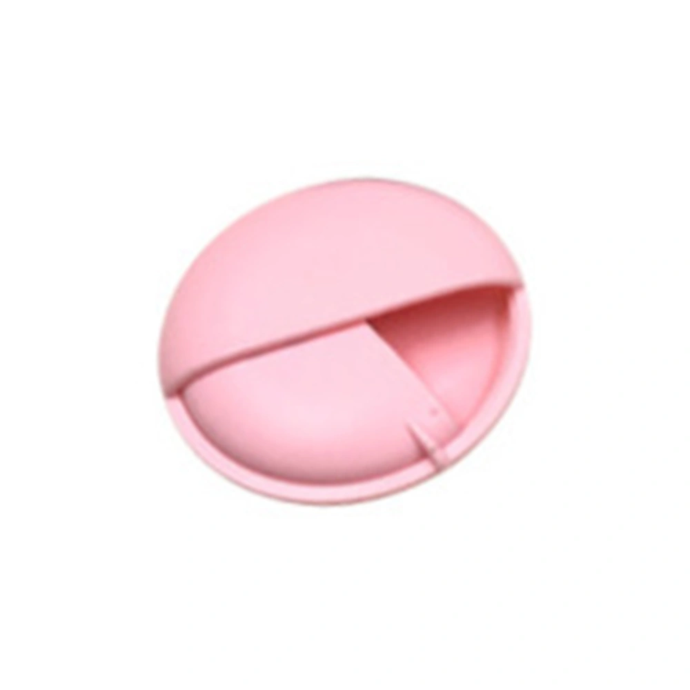 Outdoor Camping Travel Portable Round Pills Box Case Drug Seal Storage Container Holder (Pink)