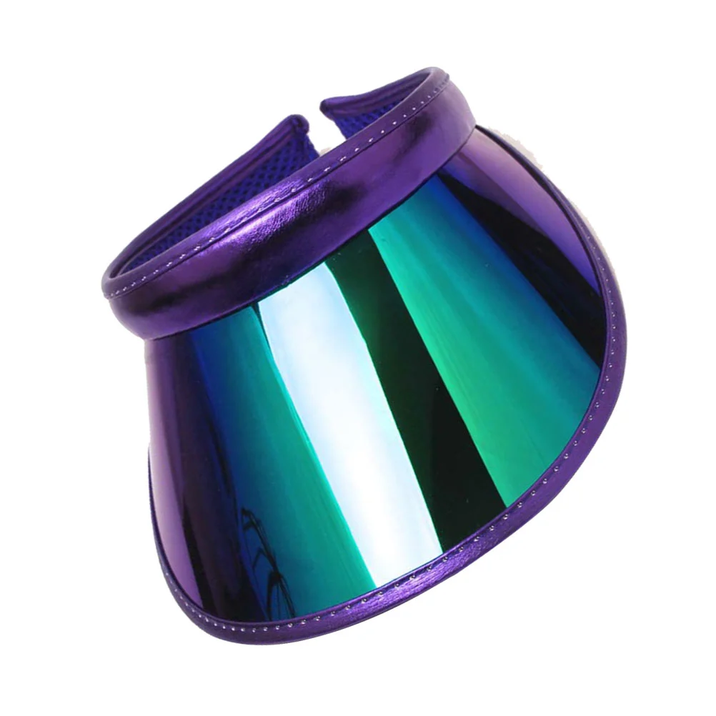 Fashion Empty Hat Outdoor Uv-proof Sun Summer Seaside for Men Women (Dark Purple)