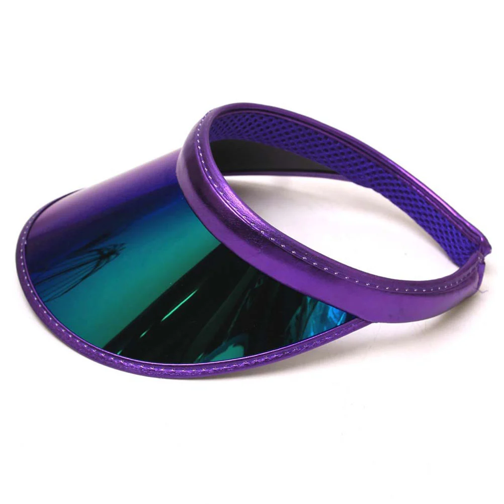 Fashion Empty Hat Outdoor Uv-proof Sun Summer Seaside for Men Women (Dark Purple)