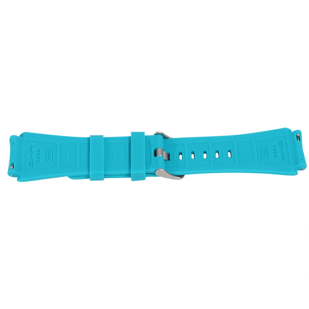 22mm Stylish Dazzle Colour Silicone Watchband Replace Strap for Smart Watch Compatible for Huawei Watch Gt2 42mm Ticwatch 2 Huawei Watch 2 Galaxy Watch 42mm Light Green