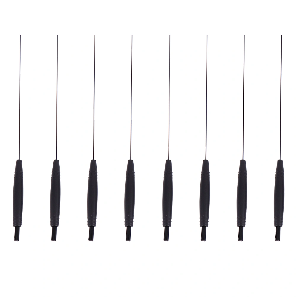 1 Set of 8 Pcs Hearing Aid Tube Cleaning Brush Plastic Hearing Aid Vent Cleaner