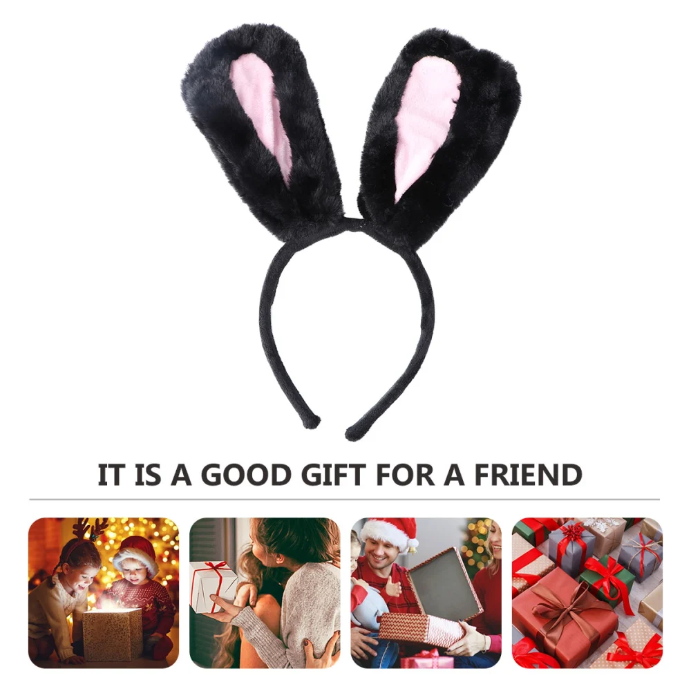 1PC Handmade Rabbit Ear Headband Headdress Lovely Bunny Ear Hair Accessories