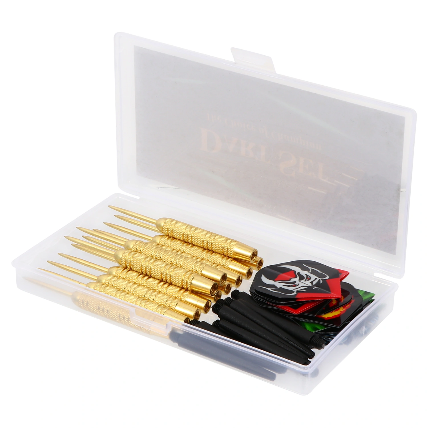 12pcs Steel Tip Darts with Frosted Shafts Professional Dart Set for Kids Adults