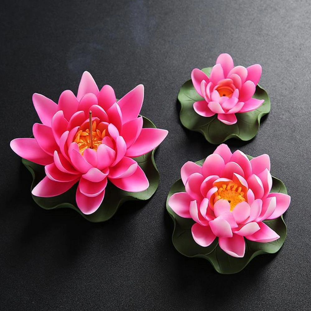 1 Set Ceramic Lotus Incense Insertion Sandalwood Incense Line Incense Burner