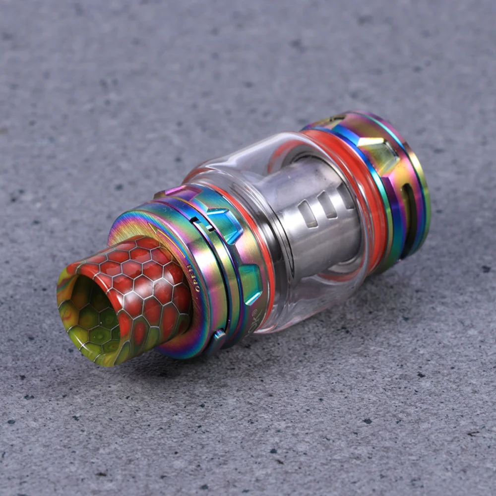 1pc TFV12 Prince Atomizer Tank Huge Capacity 8ml Filling Electronic Cigarettes Vaporizer (Rainbow Color)