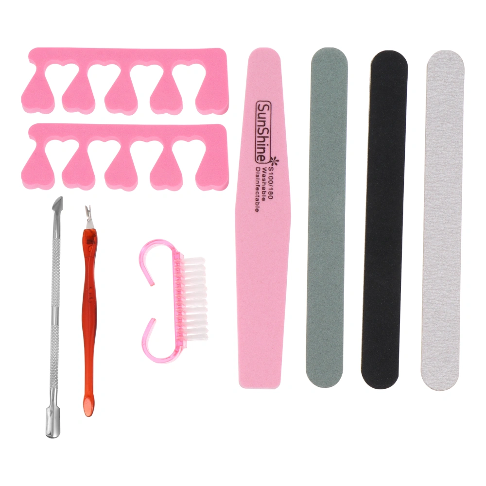 8 Pcs 1 Set Convenient Manicure Kit Multipurpose Manicure Tools Nail Art Tools