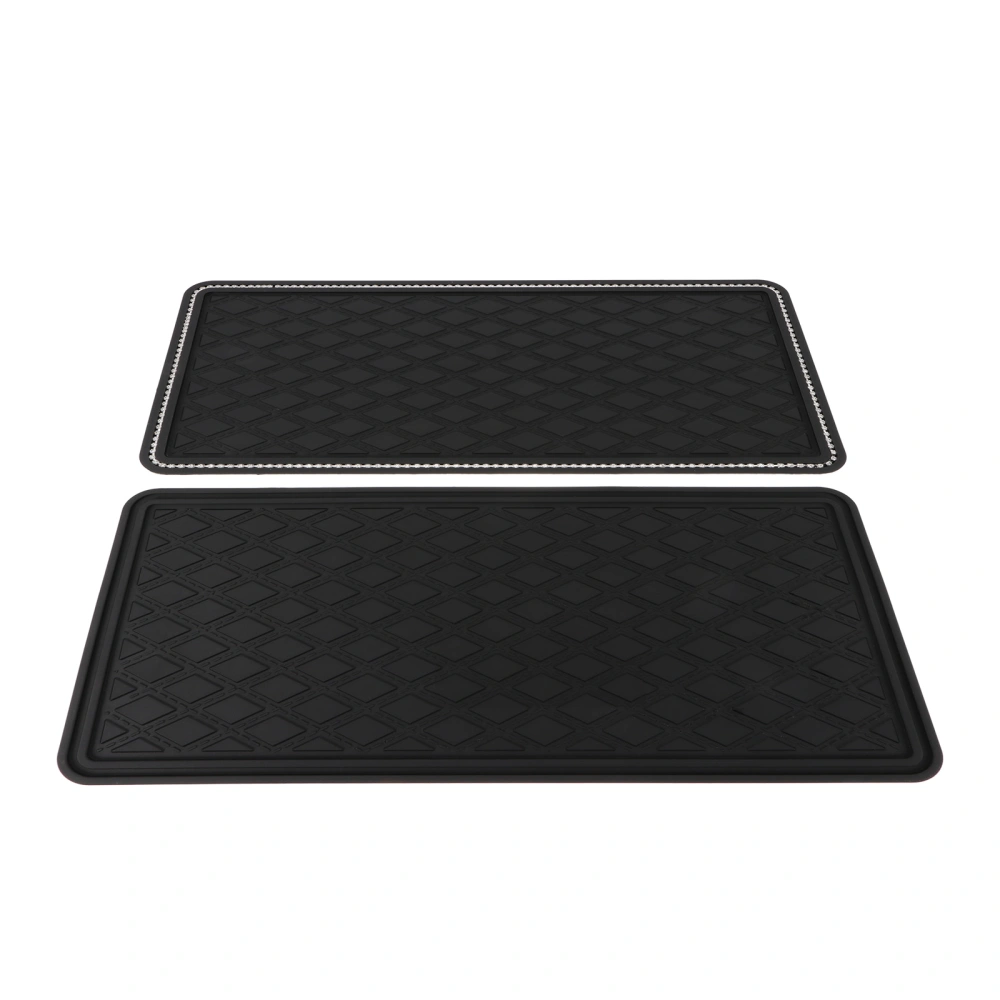 2pcs Dashboard Non-slip Mats On-board Non-slip Pad Car Skidproof Dashboard Pad