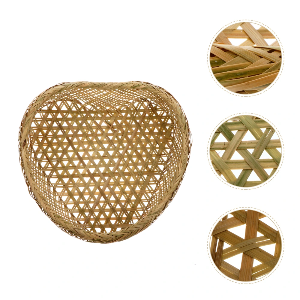 1pc Practical Handmade Baskets Bamboo Fruit Baskets Delicate Storage Containers