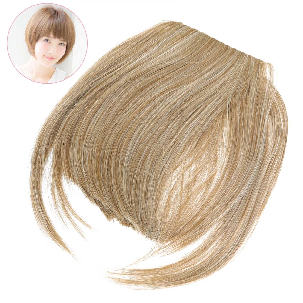 Fashion Synthetic Wigs One Piece Clip in Front Hair Bangs Fringe Hair Extensions for Women Girls(27/613#)