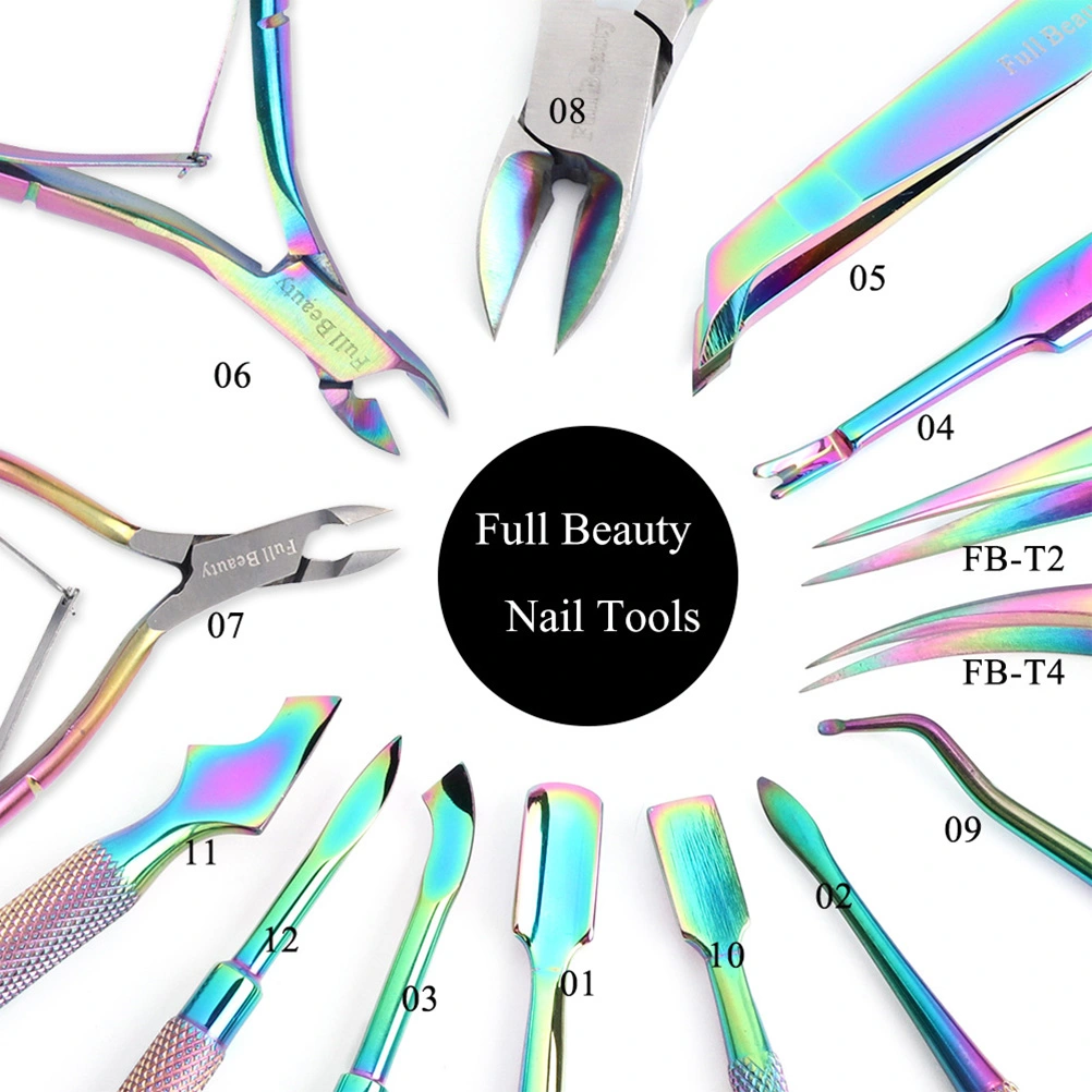Nail Art Equipment Plating Nail Tweezers Durable Manicure Tools for Women Lady Girl