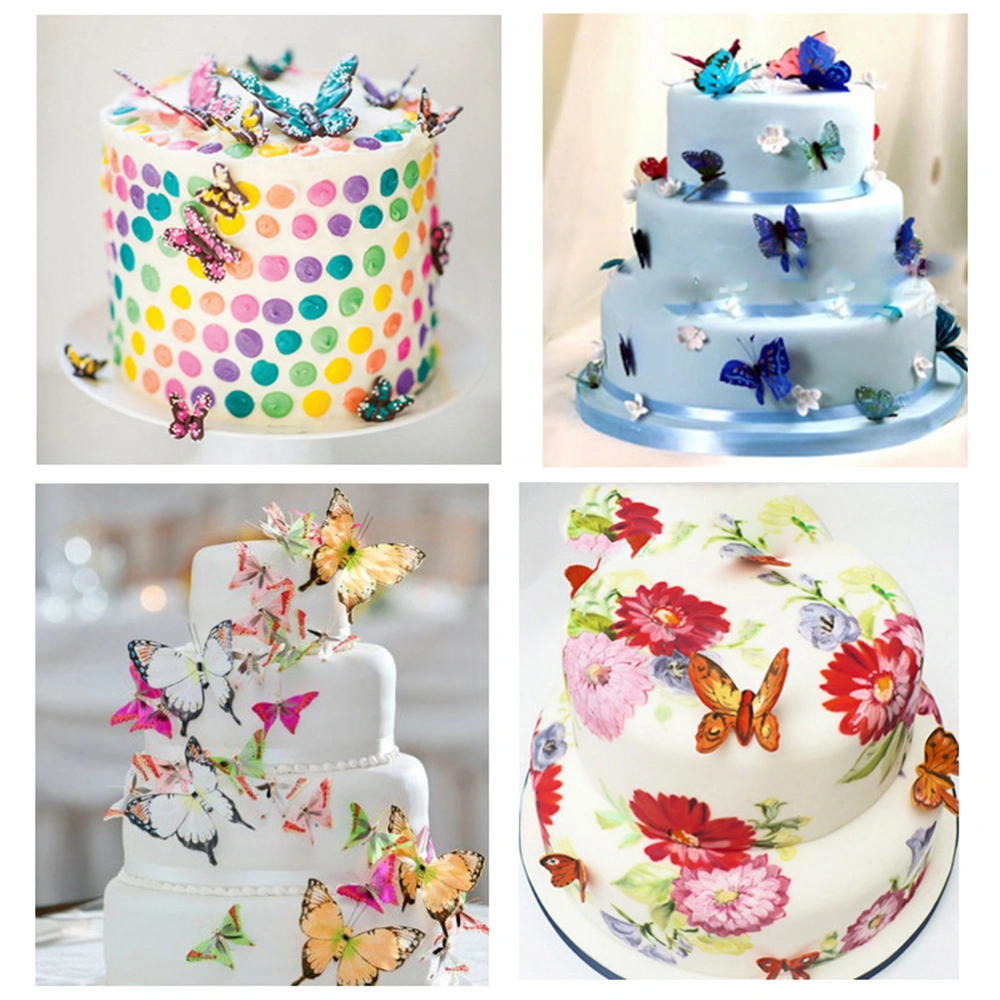 50pcs Cake and Cupcake Topper Decoration Decorative Paper for Birthday Wedding Party