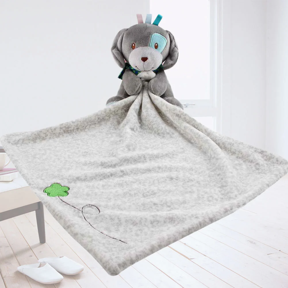 Baby Bib Beautiful Toy Animal Cotton Bib Towel Feeding Bib for Newborn Baby (Dog Pattern)
