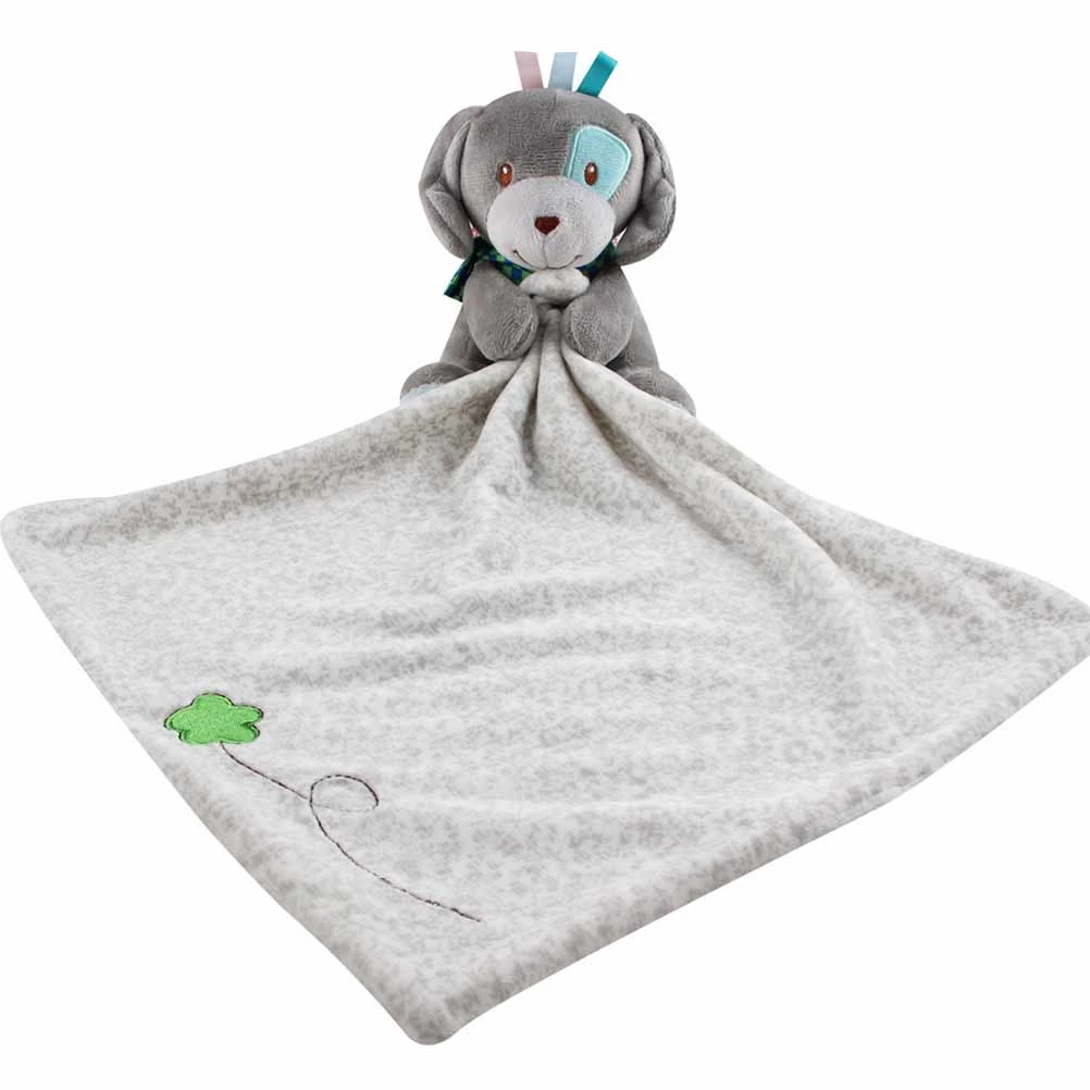 Baby Bib Beautiful Toy Animal Cotton Bib Towel Feeding Bib for Newborn Baby (Dog Pattern)