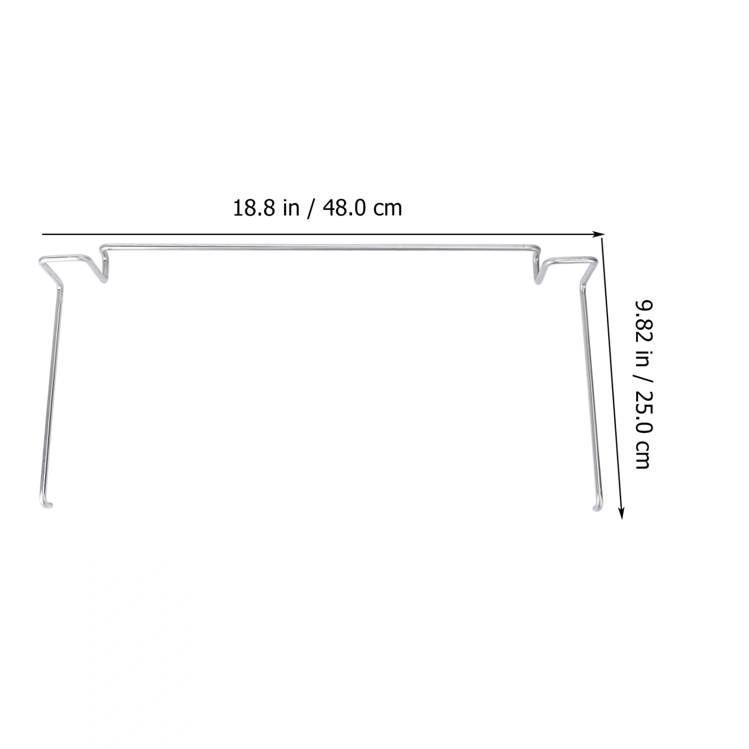 1Pc Bee House Support Pollinator Bee House Stand Apiculture Supply (Silver)