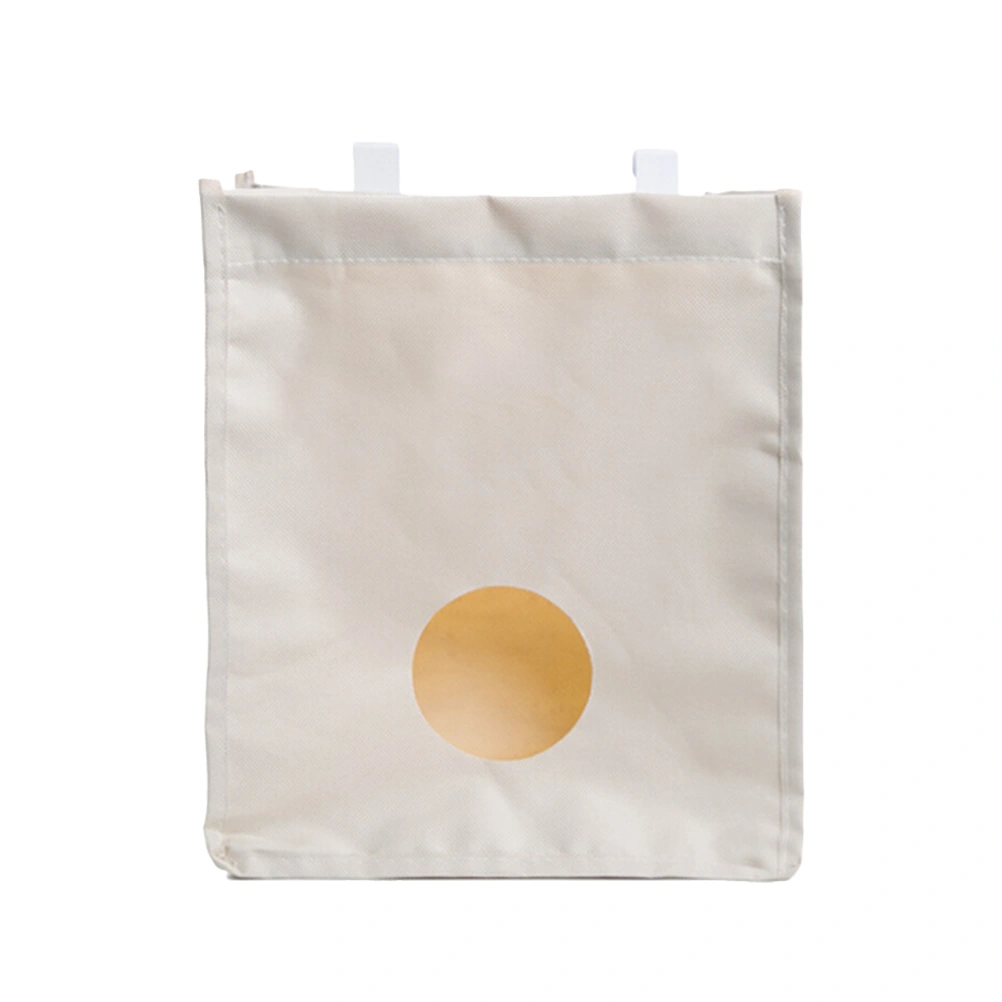 Oxford Multifunction Hanging Storage Bag for Garbage Pouch Gloves Sock Kitchen (White)