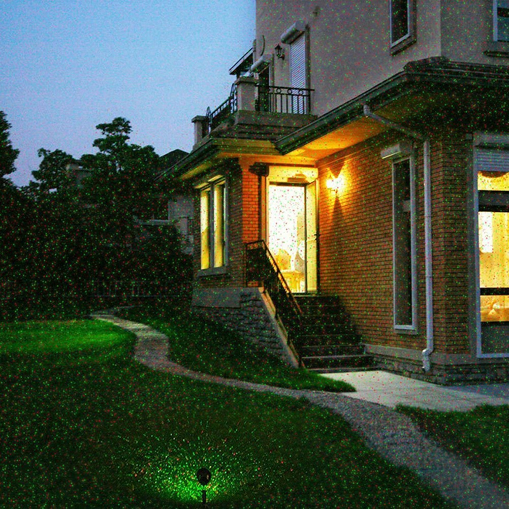 Outdoor Lawn Light Sky Star   Spotlight Light Shower Landscape Park Garden Lights with US-plug