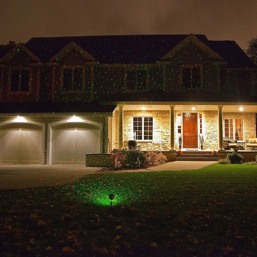 Outdoor Lawn Light Sky Star   Spotlight Light Shower Landscape Park Garden Lights with US-plug